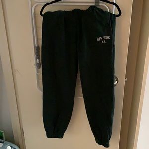 John Galt / Brandy Melville green sweatpants